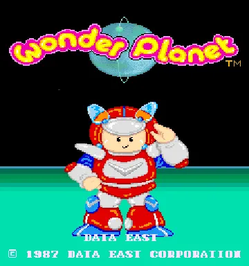 Wonder Planet (Japan) screen shot title